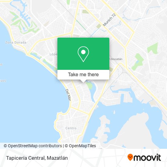 Tapicería Central map