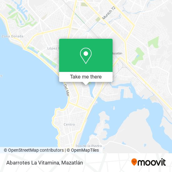Abarrotes La Vitamina map