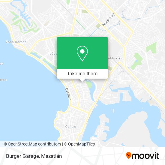 Burger Garage map