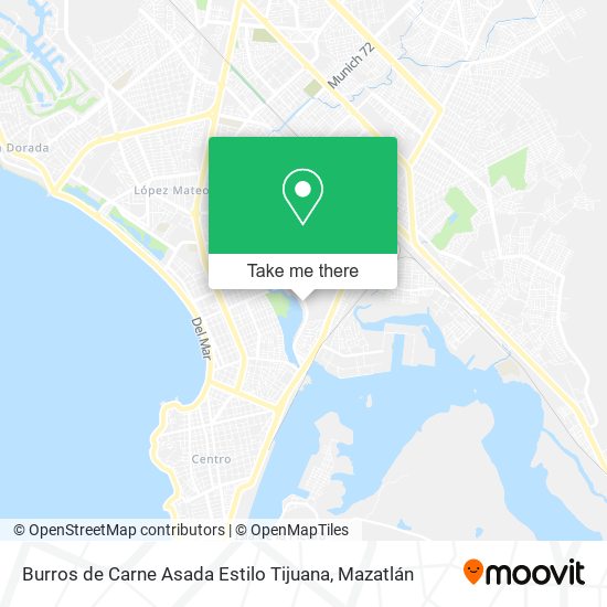Burros de Carne Asada Estilo Tijuana map