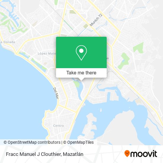 Mapa de Fracc Manuel J Clouthier