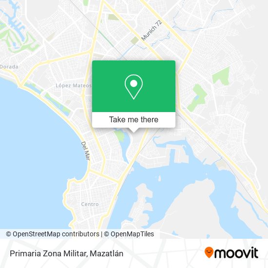 Primaria Zona Militar map