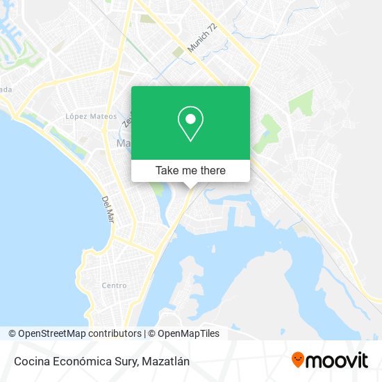 Cocina Económica Sury map