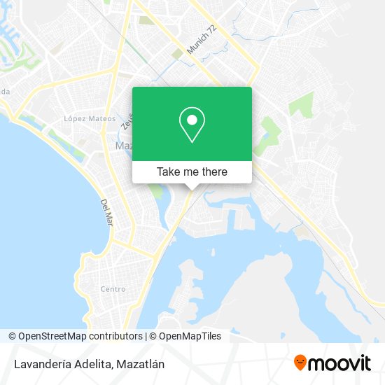Lavandería Adelita map