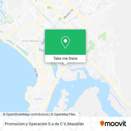 Promocion y Operación S a de C V map