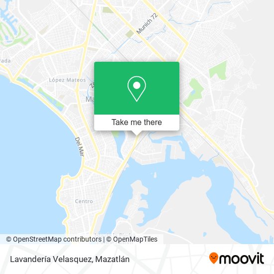 Mapa de Lavandería Velasquez