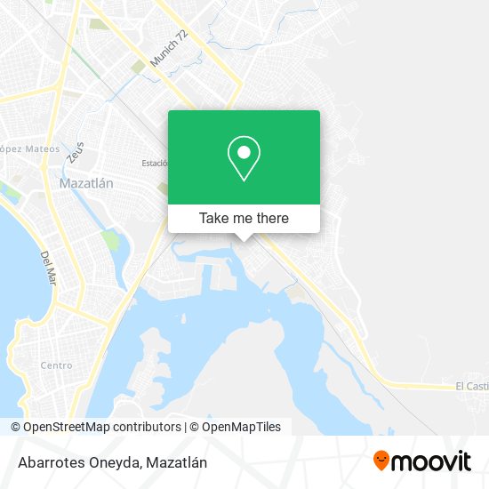 Mapa de Abarrotes Oneyda