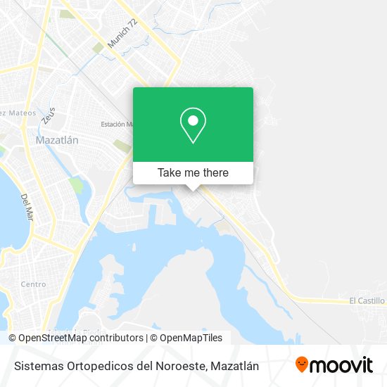 Mapa de Sistemas Ortopedicos del Noroeste