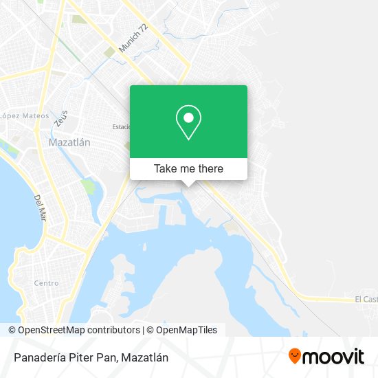 Panadería Piter Pan map