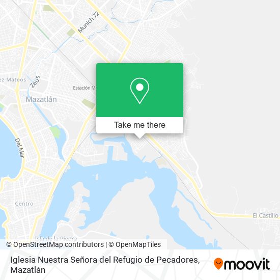Mapa de Iglesia Nuestra Señora del Refugio de Pecadores