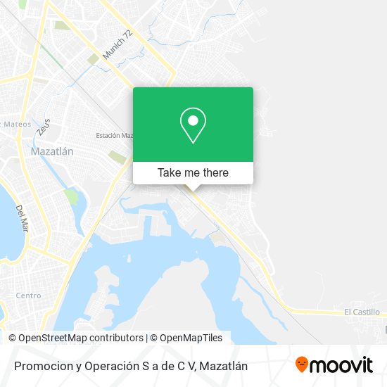 Mapa de Promocion y Operación S a de C V