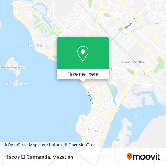 Tacos El Camarada map
