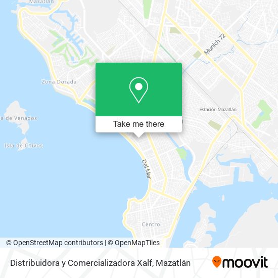 Distribuidora y Comercializadora Xalf map
