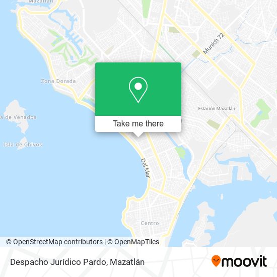 Mapa de Despacho Jurídico Pardo