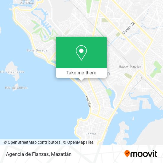 Mapa de Agencia de Fianzas