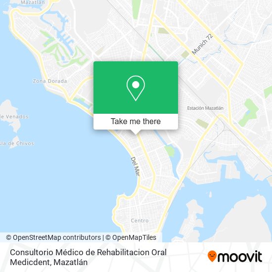 Consultorio Médico de Rehabilitacion Oral Medicdent map