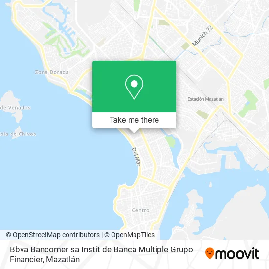 Bbva Bancomer sa Instit de Banca Múltiple Grupo Financier map