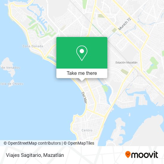 Viajes Sagitario map