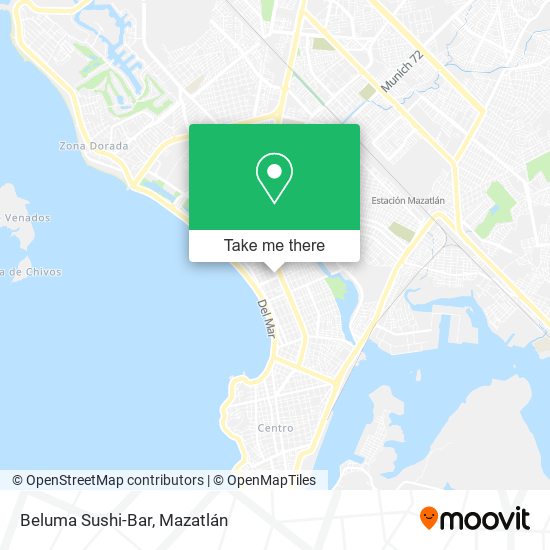 Beluma Sushi-Bar map