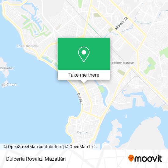 Mapa de Dulcería Rosaliz