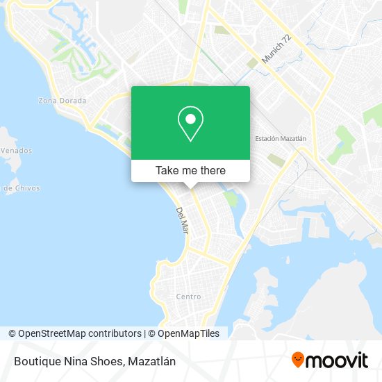 Mapa de Boutique Nina Shoes
