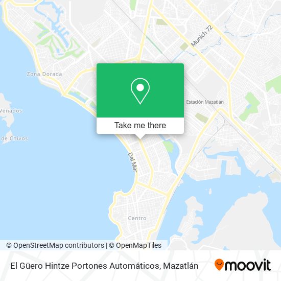 Mapa de El Güero Hintze Portones Automáticos