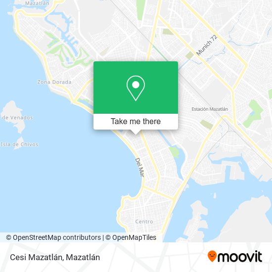 Cesi Mazatlán map