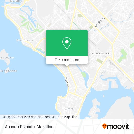 Mapa de Acuario Pizcado