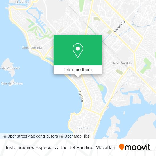 Instalaciones Especializadas del Pacífico map