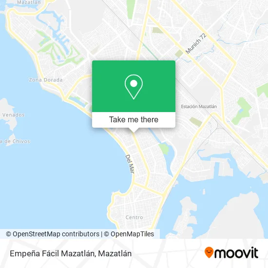 Mapa de Empeña Fácil Mazatlán