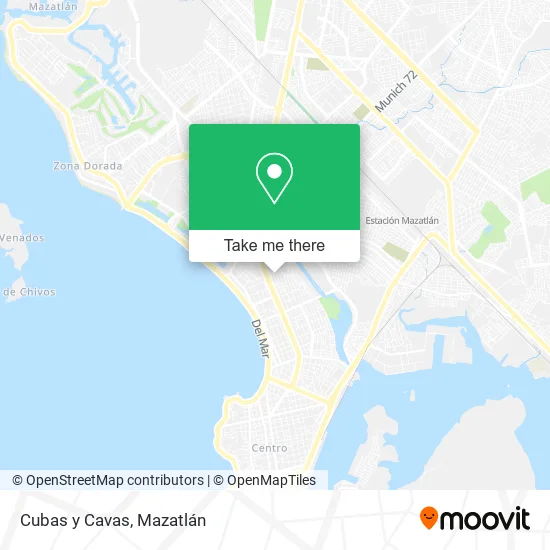 Cubas y Cavas map