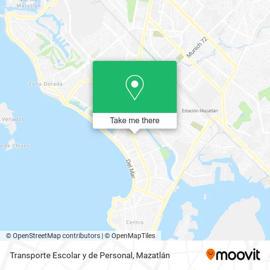 Transporte Escolar y de Personal map