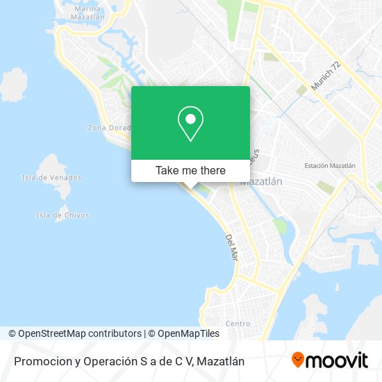 Mapa de Promocion y Operación S a de C V