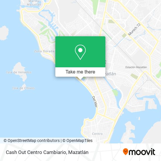 Cash Out Centro Cambiario map