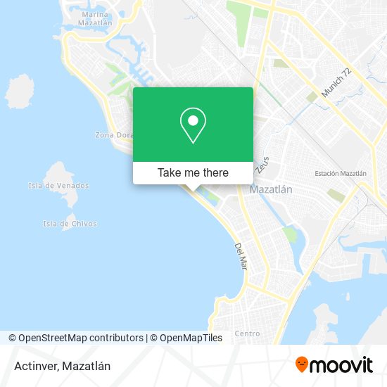 Mapa de Actinver
