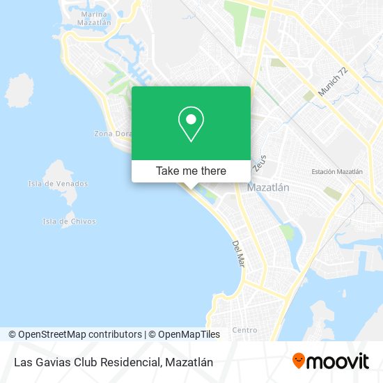 Las Gavias Club Residencial map
