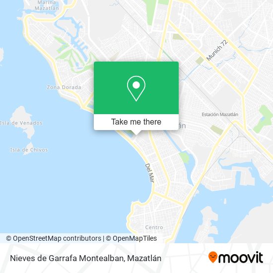 Nieves de Garrafa Montealban map