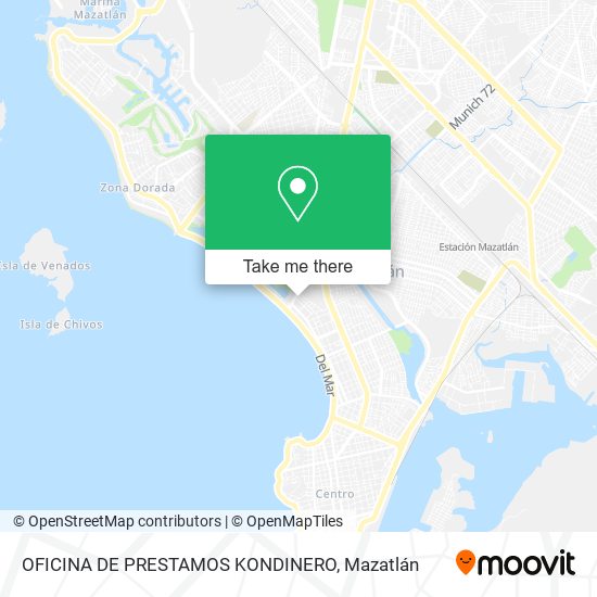 OFICINA DE PRESTAMOS KONDINERO map