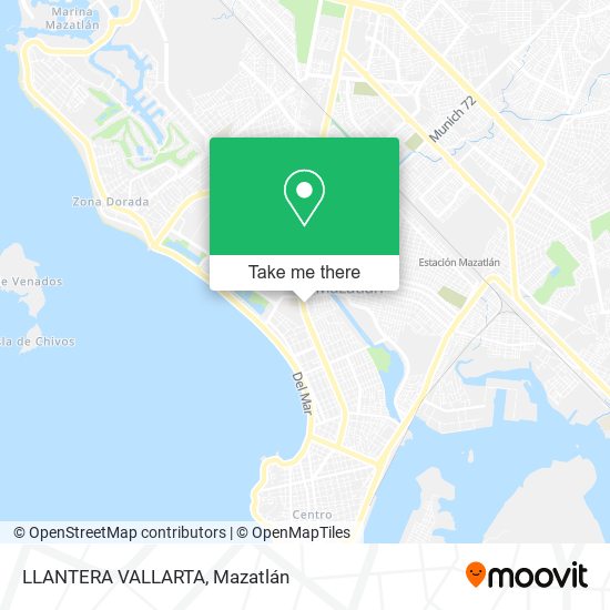 LLANTERA VALLARTA map