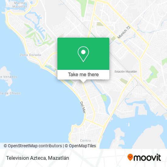 Mapa de Television Azteca