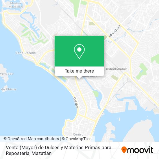 Venta (Mayor) de Dulces y Materias Primas para Repostería map