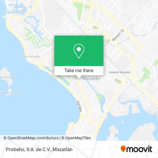 Probeho, S.A. de C.V. map