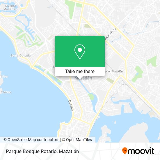 Mapa de Parque Bosque Rotario