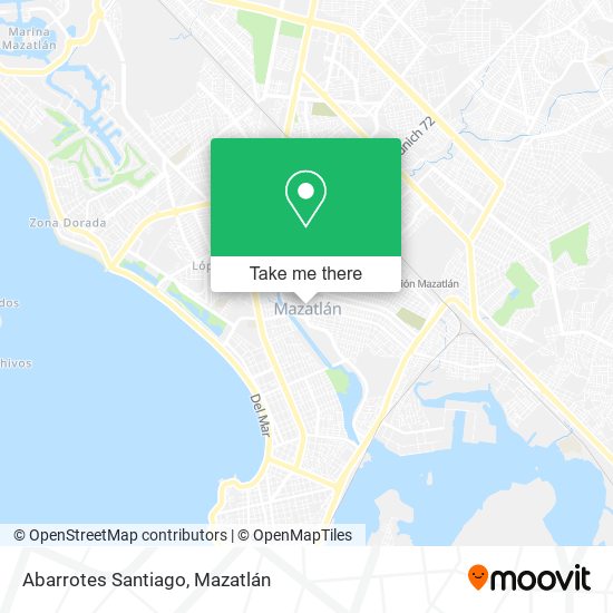 Mapa de Abarrotes Santiago
