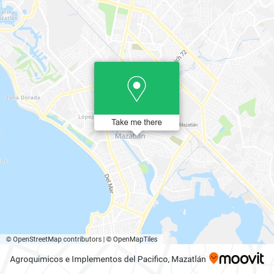 Agroquimicos e Implementos del Pacifico map