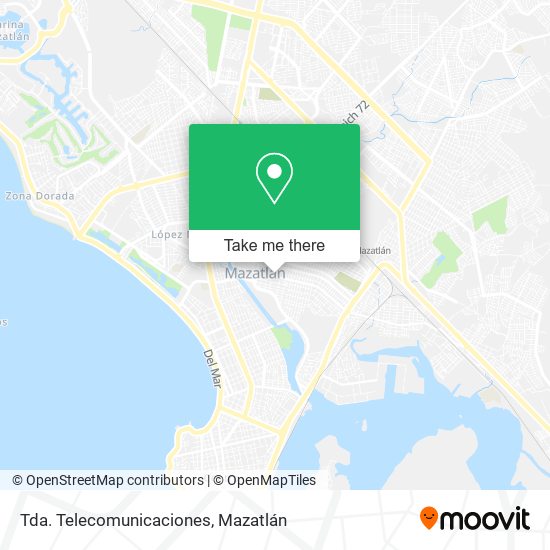 Tda. Telecomunicaciones map
