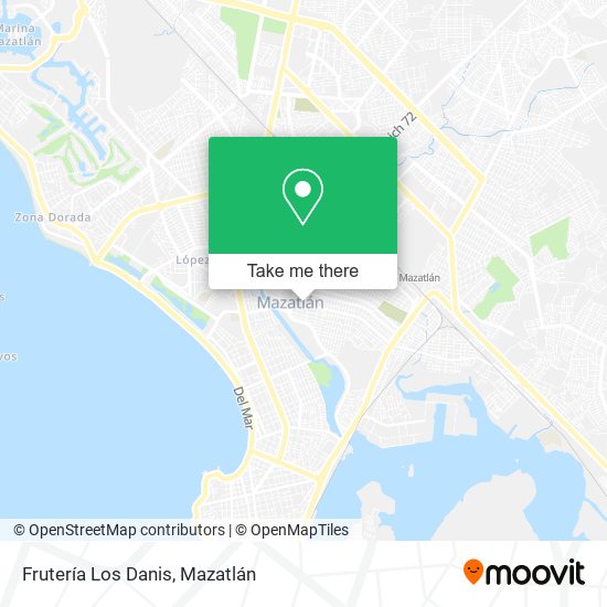 Mapa de Frutería Los Danis