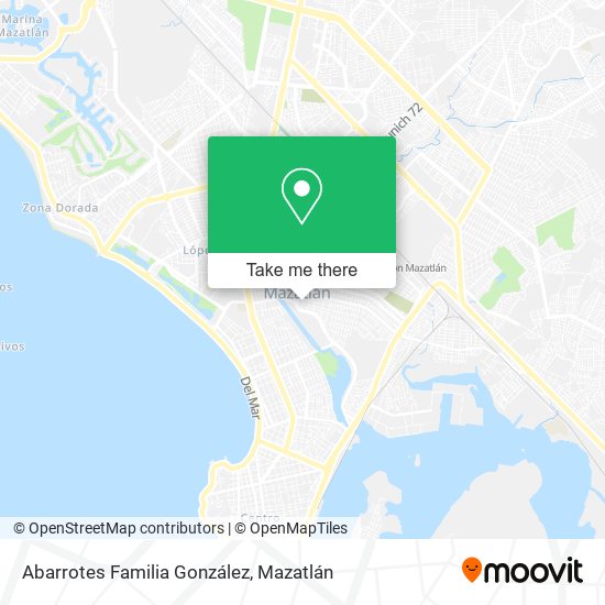 Abarrotes Familia González map