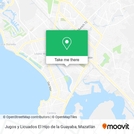 Jugos y Licuados El Hijo de la Guayaba map