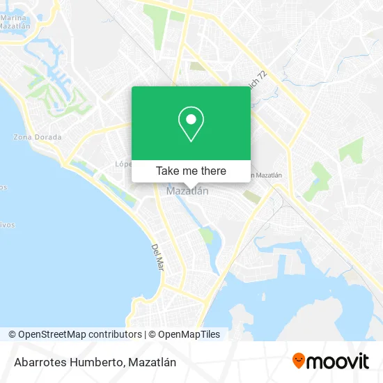 Abarrotes Humberto map